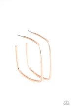 Load image into Gallery viewer, Brazen Beauty - Rose Gold Hoop Earring
