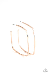 Brazen Beauty - Rose Gold Hoop Earring