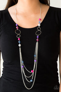 Bubbly Bright - Multi Necklace