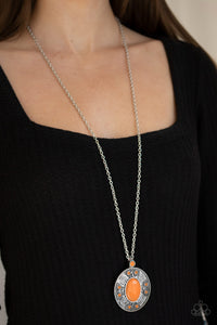 Sunset Sensation - Orange Necklace