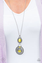 Load image into Gallery viewer, Hook, VINE, and Sinker - Yellow Necklace
