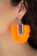 Load image into Gallery viewer, Tassel Tropicana - Orange Earrings
