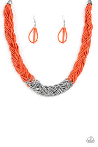 Brazilian Brilliance - Orange Necklace