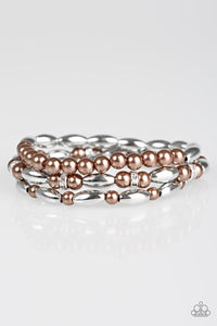 Chic Contender - Brown Bracelet