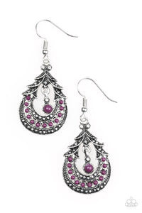 Holi - Purple Earring