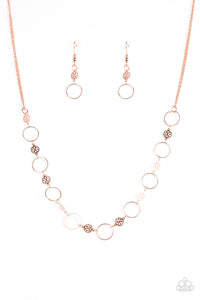 Demurely Dainty - Copper Necklace