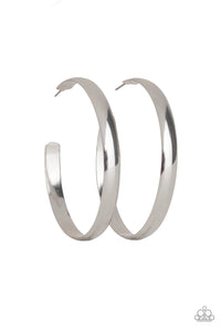 Making Laps - Silver Hoop Earrings