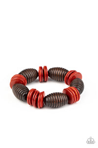 Caribbean Castaway - Red Bracelet