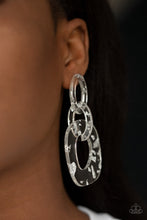 Load image into Gallery viewer, Confetti Congo - White Post Earring
