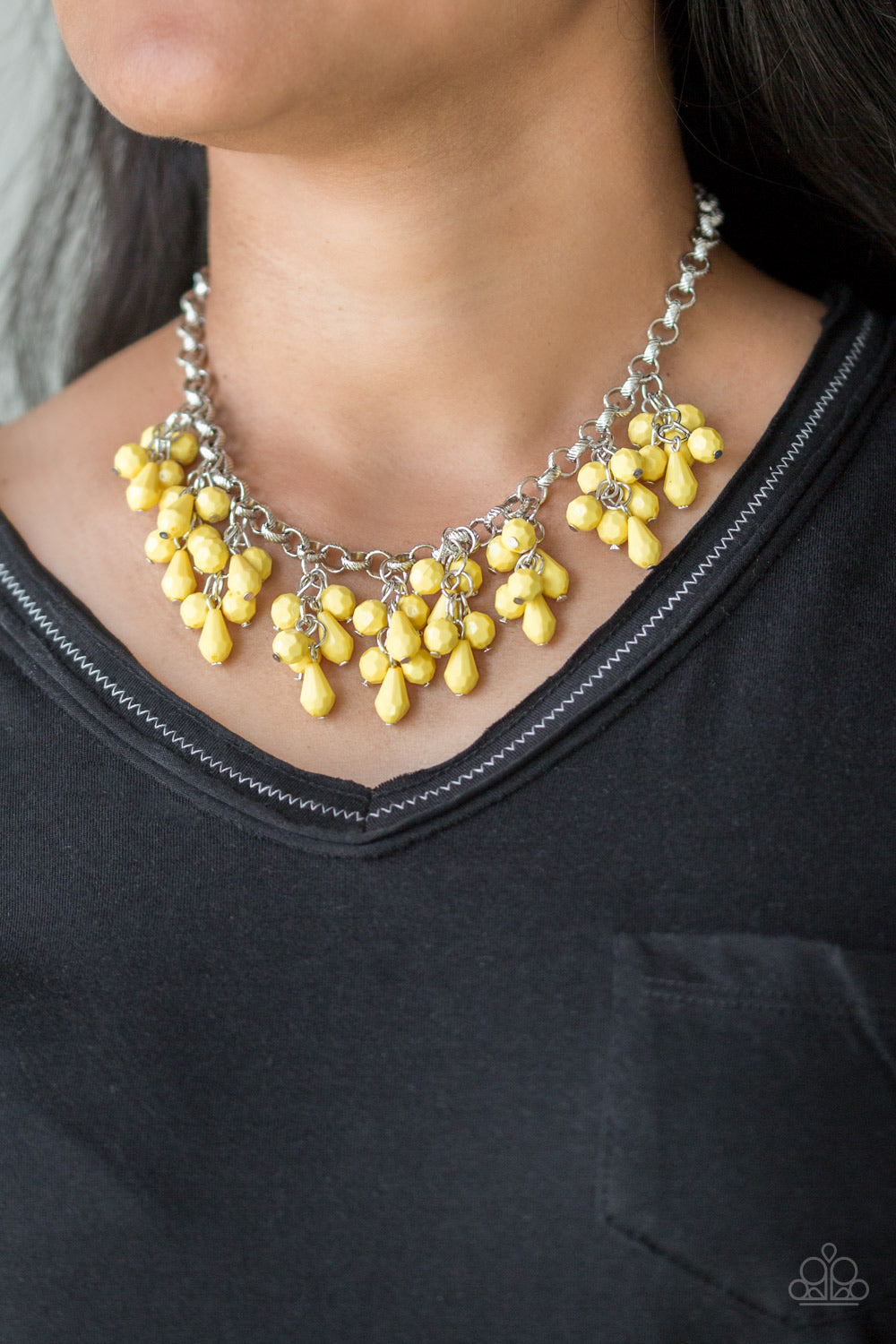 Modern Macarena - Yellow Necklace