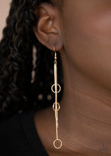 Load image into Gallery viewer, Full Swing Shimmer - Gold Earring
