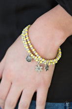 Load image into Gallery viewer, Rooftop Gardens - Yellow Bracelet
