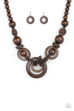 Load image into Gallery viewer, Boardwalk Party - Brown Necklace
