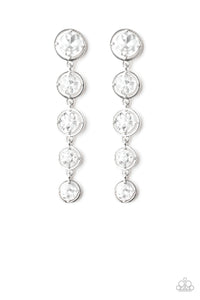 Drippin’ In Starlight - White Post Earrings