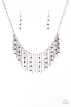 Load image into Gallery viewer, Harlem Hideaway - Purple Necklace
