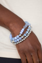 Load image into Gallery viewer, Sugary Shimmer - Blue Bracelet
