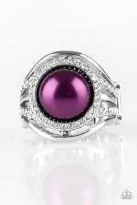 Pampered In Pearls - Purple Ring