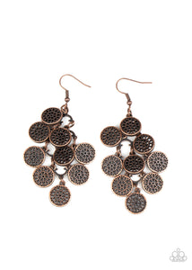 Blushing Blooms - Copper Earring