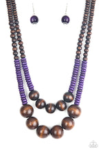 Load image into Gallery viewer, Cancun Cast Away - Purple Necklace
