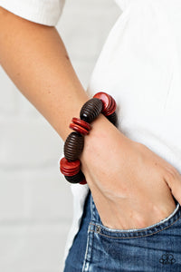 Caribbean Castaway - Red Bracelet